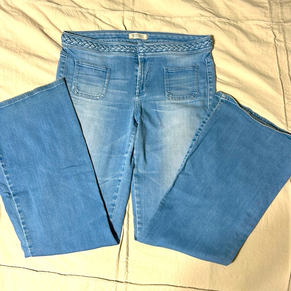 Guess jeans, size 31, light faded wash